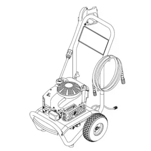 BRIGGS AND STRATTON Pressure Washer 01804 - Model Identification Image
